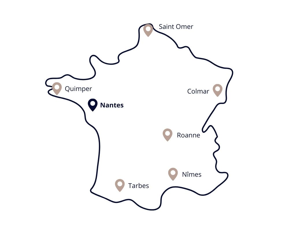 carte de france centre de formation cetih